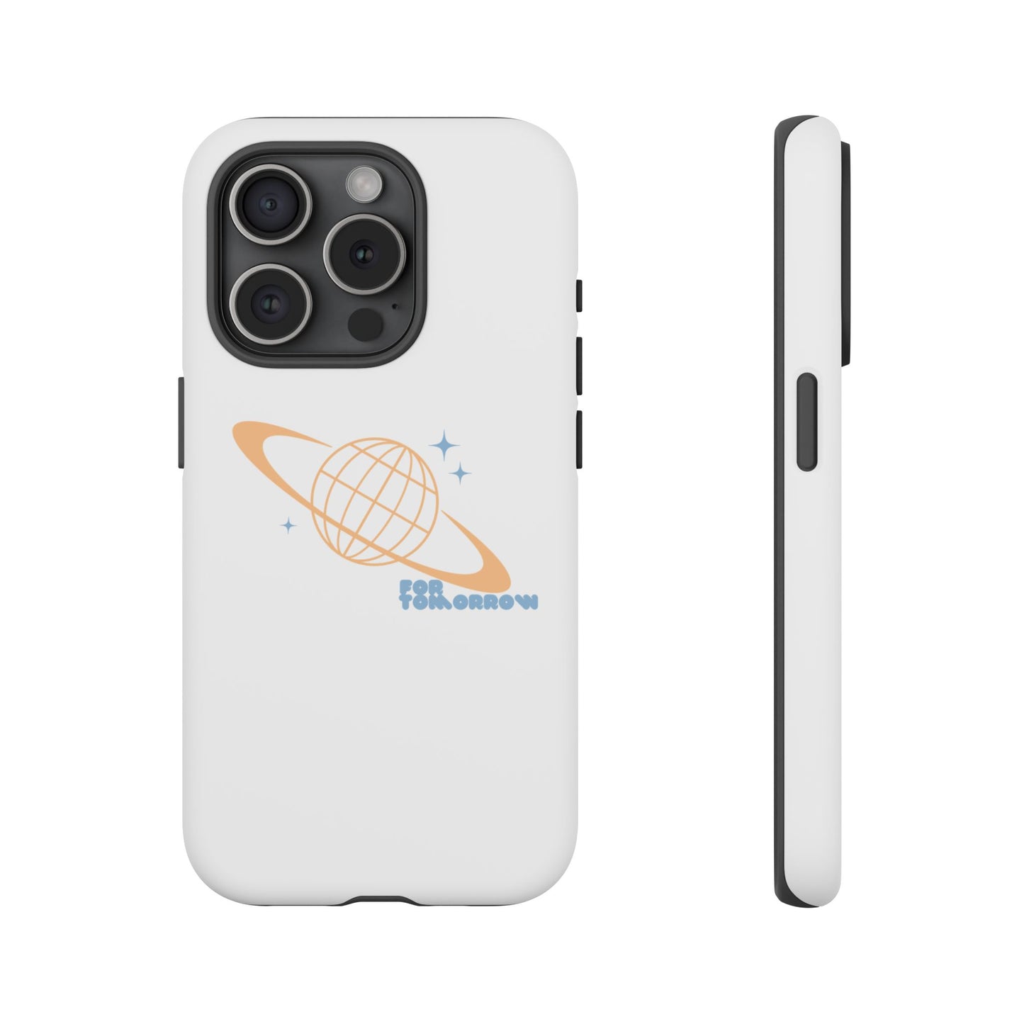 For Tomorrow - Give Me Space Tough iPhone Case White